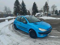 Gebraucht Peugeot 206 89 PS (65 kW) 1999 Blau Kleinwagen