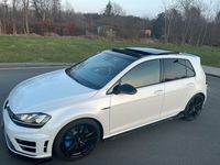 gebraucht VW Golf VII R Dynaudio Panorama Vollleder 4 Motion Perl Orxy Weiß