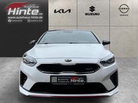 Gebraucht Kia ProCeed GT 204 PS (150 kW) 2019 Hw2) deluxeweiss met. (weiss Kleinwagen