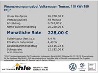 Gebraucht VW Touran Highline 150 PS (110 kW) 2020 Silber Van / Kleinbus