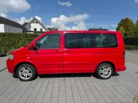 Używany VW T5 Highline 131 KM (96 kW) 2006 Czerwony Van