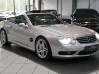 Gebraucht Mercedes SL500 AMG 306 PS (225 kW) 2003 Silber Cabrio