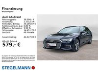 Gebraucht Audi A6 Design 204 PS (150 kW) 2023 Firmamentblau metallic Kombi
