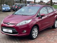 Gebraucht Ford Fiesta Titanium 96 PS (70 kW) 2011 Rot Kleinwagen