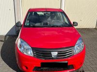 Gebraucht Dacia Sandero Basis 75 PS (55 kW) 2009 Rot Kleinwagen