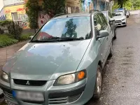 Gebraucht Mitsubishi Space Star 98 PS (72 kW) 2004 Grün Van / Kleinbus