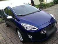 Gebraucht Ford Fiesta Titanium 101 PS (74 kW) 2017 Blau Kleinwagen