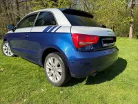 Brugt Audi A1 Ambition 86 HK (63 kW) 2011 Blå Hatchback