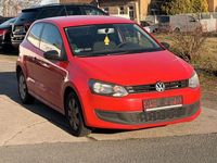 Gebraucht VW Polo Trendline 75 PS (55 kW) 2012 Rot Kleinwagen