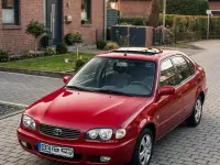 Gebraucht Toyota Corolla 97 PS (71 kW) 2001 Rot Limousine