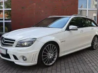Gebraucht Mercedes C63 AMG AMG 457 PS (336 kW) 2009 Calcitweiss  unilack Kombi