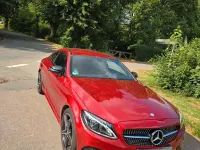 Gebraucht Mercedes C180 AMG line 156 PS (114 kW) 2017 Rot Coupé