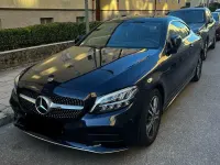 Gebraucht Mercedes C180 AMG line 156 PS (114 kW) 2019 Blau Coupé