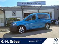 Gebraucht VW Caddy Basis 75 PS (55 kW) 2021 Costa azul metallic Van / Kleinbus