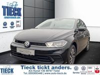 Gebraucht VW Polo Life 95 PS (69 kW) 2022 Schwarz metallic Limousine