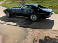 Gebraucht Corvette C3 235 PS (172 kW) 1970 Schwarz Coupé