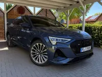 Gebraucht Audi e-tron Sportback S-Line 300 kW (408 PS) 2022 Blau SUV