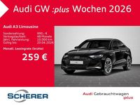Gebraucht Audi A3 Ambiente 150 PS (110 kW) 2025 Mythosschwarz metallic (metallic) Limousine