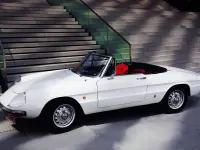 Gebraucht Alfa Romeo Spider Veloce 148 PS (108 kW) 1966 Weiß Cabrio