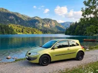 Brugt Renault Mégane II Dynamique 113 HK (83 kW) 2003 Grøn Sedan