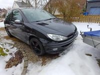 Gebraucht Peugeot 206 60 PS (44 kW) 2004 Schwarz Kleinwagen