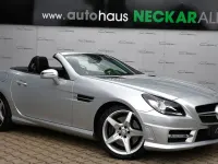 Gebraucht Mercedes SLK200 AMG line 184 PS (135 kW) 2012 Iridiumsilber  lack Cabrio