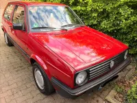 Gebraucht VW Golf II 69 PS (50 kW) 1990 Rot Kleinwagen