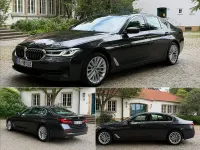 Gebraucht BMW 545e Sport Line 394 PS (289 kW) 2021 Grau Limousine