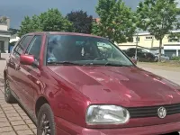 Gebraucht VW Golf III 75 PS (55 kW) 1997 Rot Kleinwagen