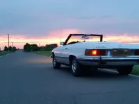Gebraucht Mercedes SL450 224 PS (164 kW) 1972 Weiß Cabrio