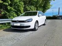 Gebraucht VW Golf VI Comfortline 105 PS (77 kW) 2013 Weiß Kombi