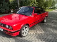 Gebraucht BMW 320 Cabriolet Sport Line 129 PS (94 kW) 1991 Rot Cabrio