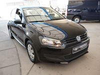 Gebraucht VW Polo Trendline 60 PS (44 kW) 2012 Schwarz Kleinwagen