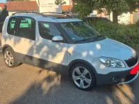 Gebraucht Skoda Roomster 86 PS (63 kW) 2010 Weiß Van / Kleinbus