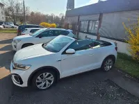 Gebraucht VW T-Roc Cabriolet R-line 150 PS (110 kW) 2022 Weiß Cabrio
