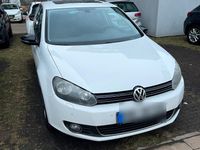 Gebraucht VW Golf VI Style 122 PS (89 kW) 2011 Weiß Kleinwagen