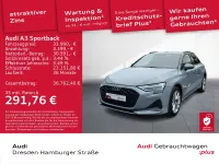 Gebraucht Audi A3 Ambiente 150 PS (110 kW) 2025 Pfeilgrau perleffekt Limousine