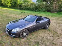 Gebraucht Mercedes SLK200 184 PS (135 kW) 2012 Grau Cabrio
