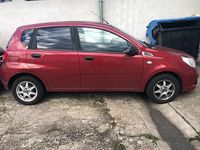 Gebraucht Chevrolet Aveo 2010 Rot Kleinwagen