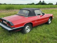 Gebraucht Alfa Romeo Spider 116 PS (85 kW) 1987 Rot Cabrio