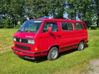 Gebraucht VW T3 69 PS (50 kW) 1988 Rot Van