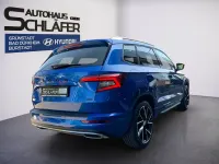 Gebraucht Skoda Karoq SportLine 190 PS (139 kW) 2021 Raceblau metallic SUV