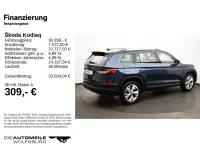 Gebraucht Skoda Kodiaq Style 150 PS (110 kW) 2022 Lavablau metallic SUV