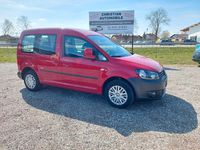 Second-hand VW Caddy Team 109 CP (80 kW) 2015 Roșu Monovolum