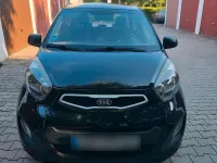 Gebraucht Kia Picanto Attract 69 PS (50 kW) 2012 Schwarz Kleinwagen