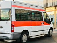 Gebraucht Ford Transit 125 PS (91 kW) 2013 Weiß/rot streifen Van / Kleinbus