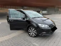 Gebraucht VW Sharan 150 PS (110 kW) 2016 Schwarz Van / Kleinbus