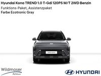 gebraucht Hyundai Kona ❤️ TREND 1.0 T-Gdi 120PS M/T 2WD Benzin ⌛ Sofort verfügbar! ✔️ mit 2 Zusatz-Paketen