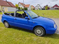 Brugt VW Golf Cabriolet 101 HK (74 kW) 1998 Blå Cabriolet