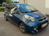 Gebraucht Kia Picanto 86 PS (63 kW) 2016 Blau Kleinwagen